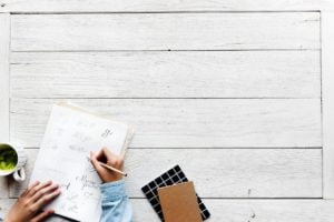 The Daisy Patch Blog - The notebook, the calendar and the colourful pens